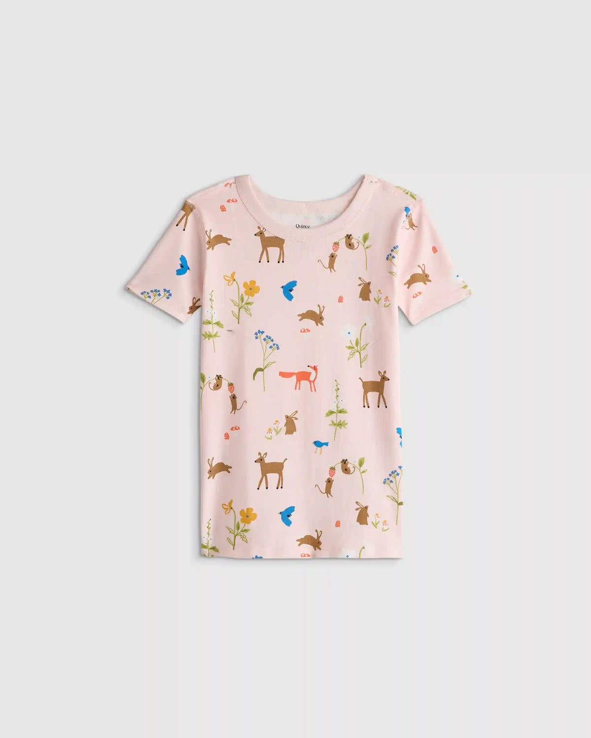 100% Organic Cotton Short Sleeve and Pant Pajama Set