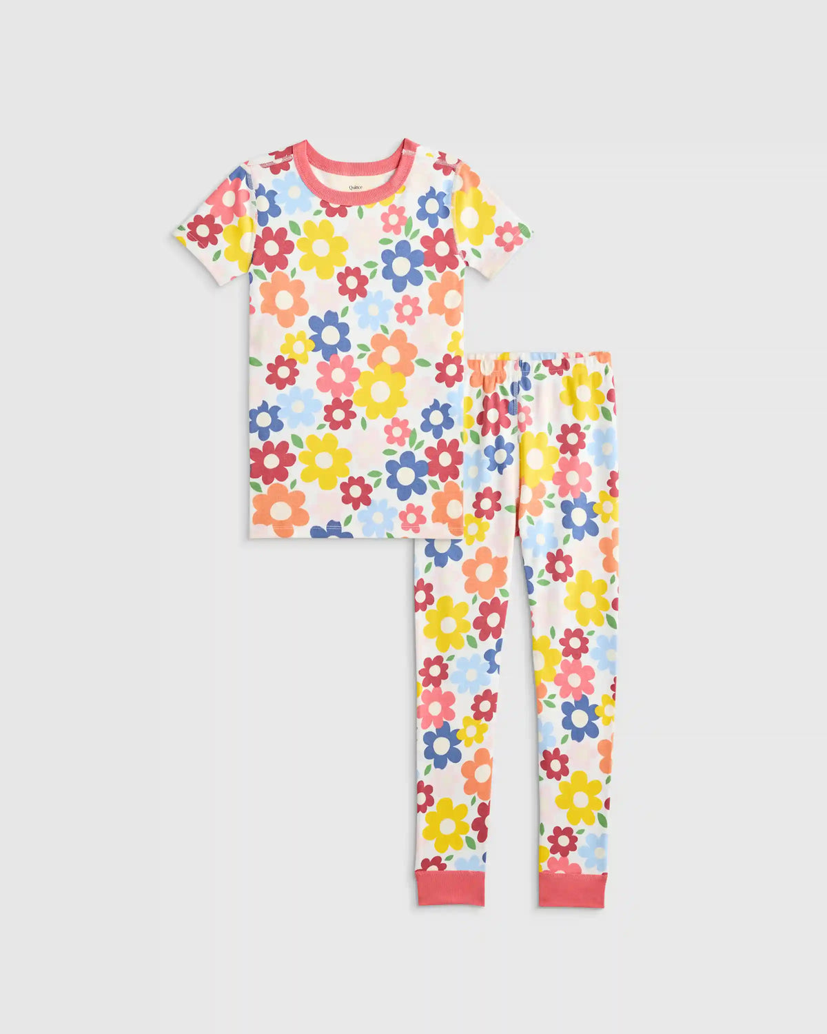 100% Organic Cotton Short Sleeve and Pant Pajama Set