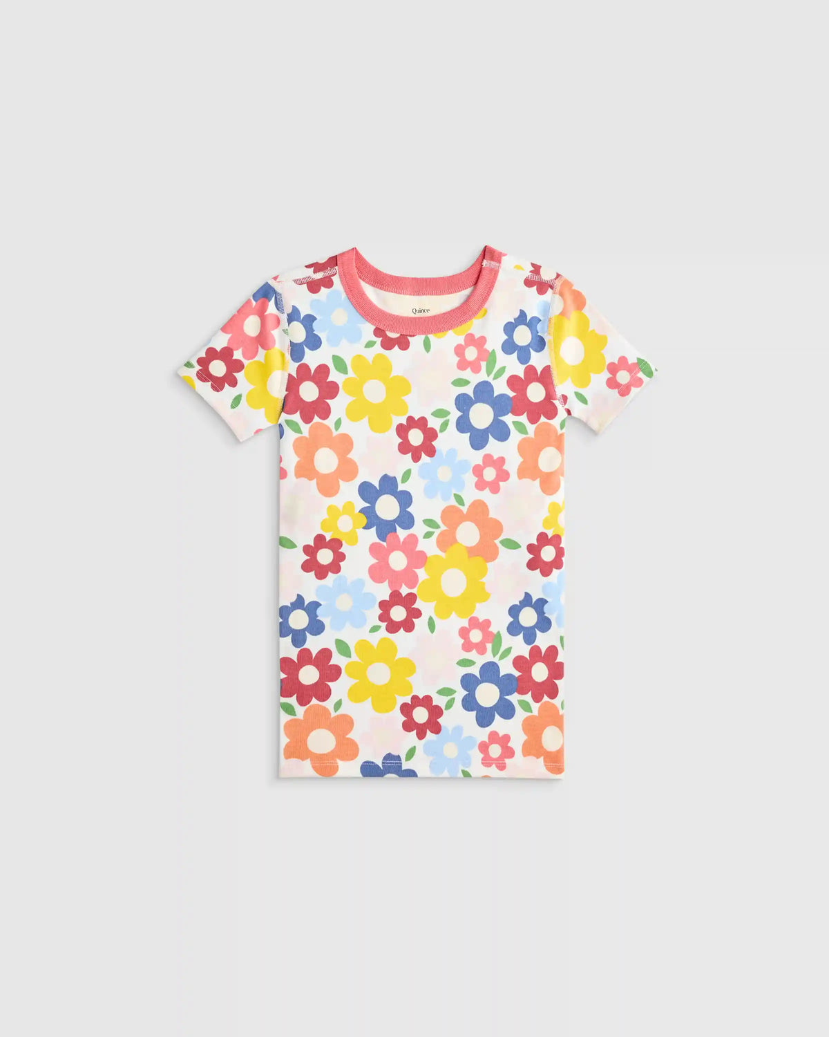 100% Organic Cotton Short Sleeve and Pant Pajama Set