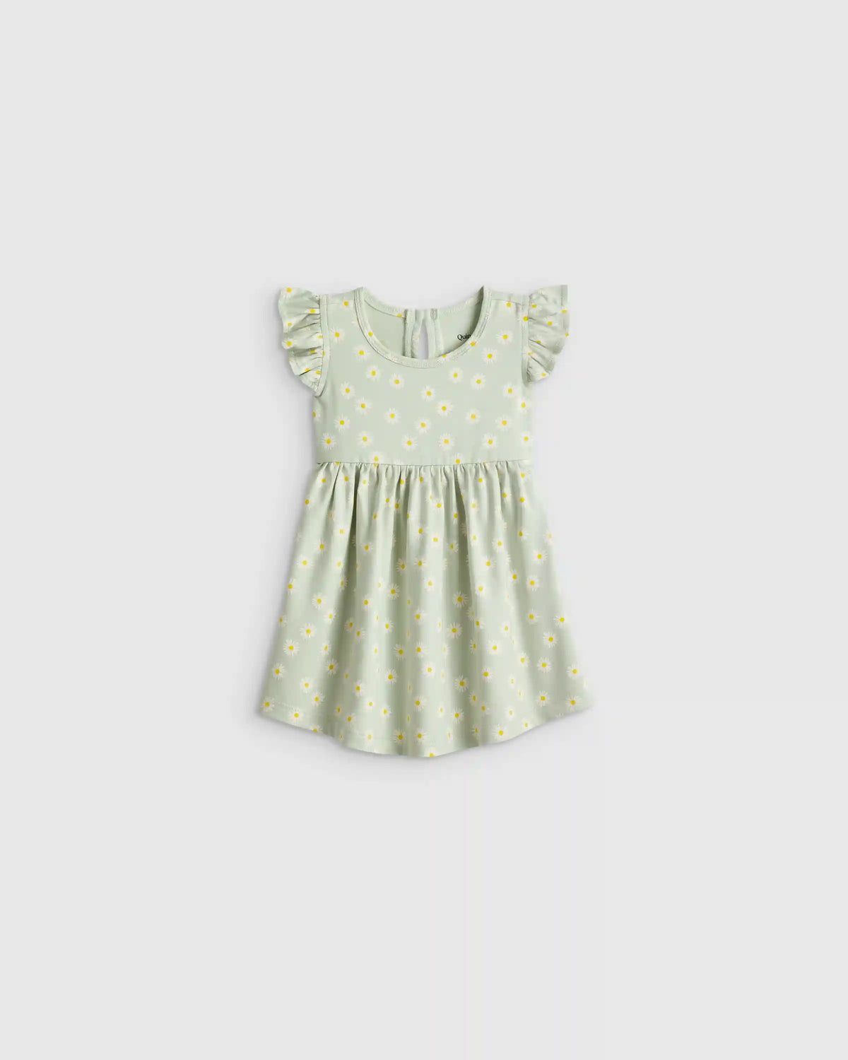 Organic Cotton Sleeveless Ruffle Dress