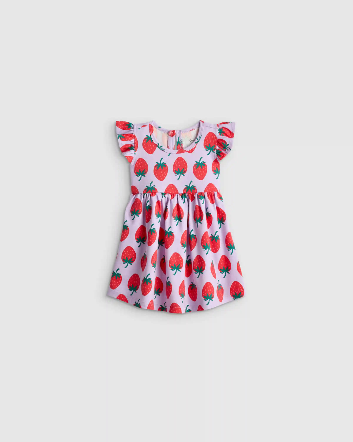Organic Cotton Sleeveless Ruffle Dress