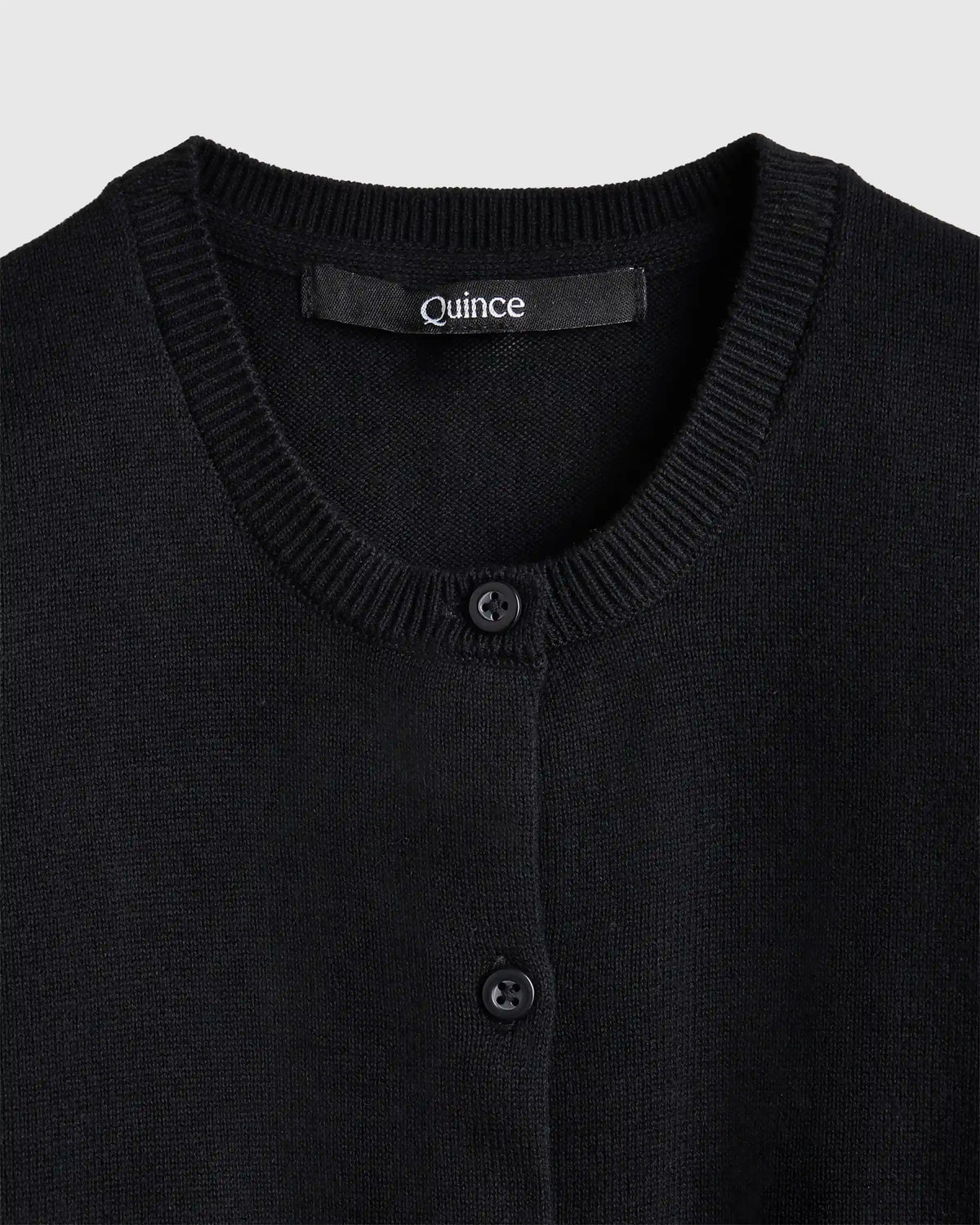 100% Organic Cotton Crewneck Cardigan