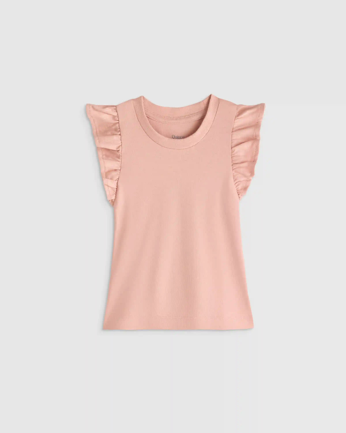 Ruffle Sleeve Organic Cotton Top