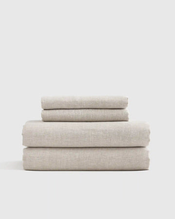 European Linen Chambray Sheet Set