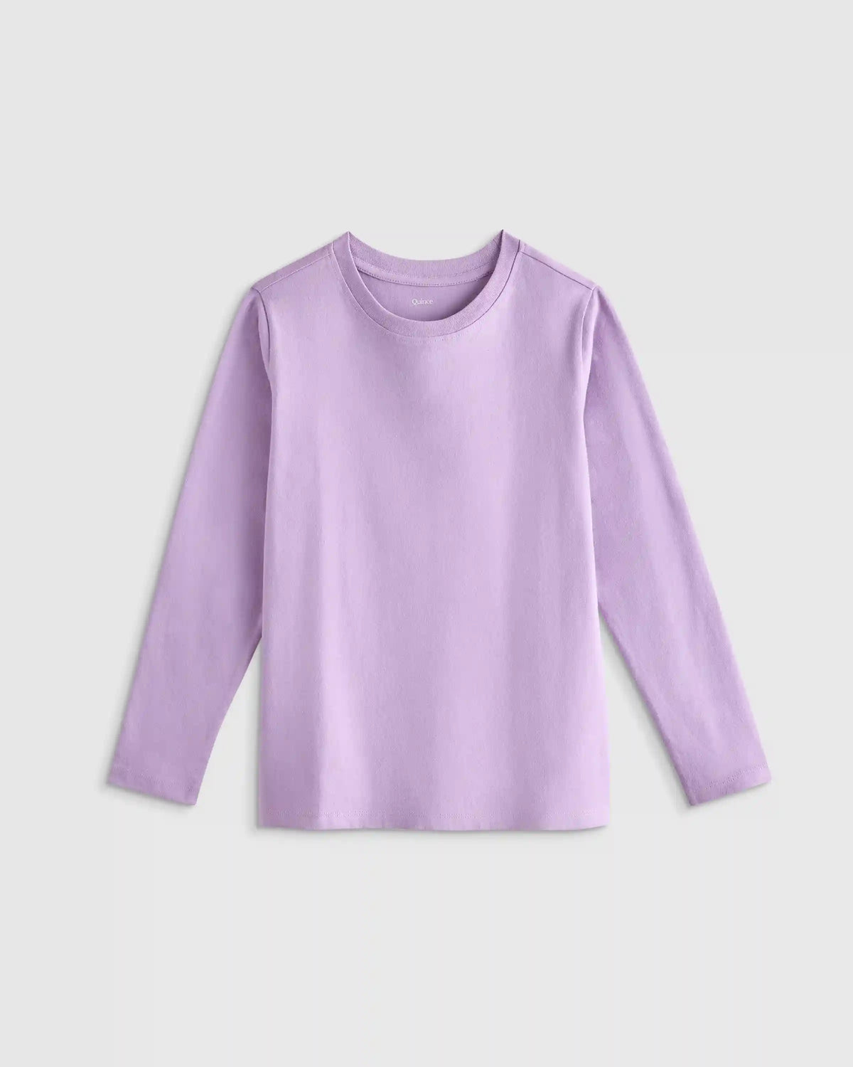 100% Organic Cotton Jersey Long Sleeve Tee