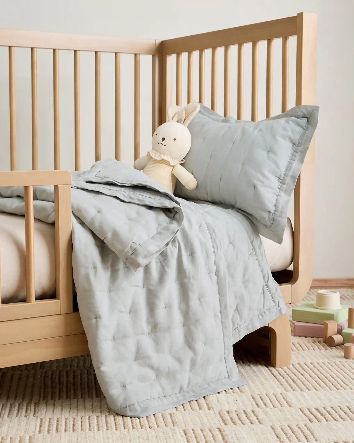 European Linen Toddler Dream Quilt