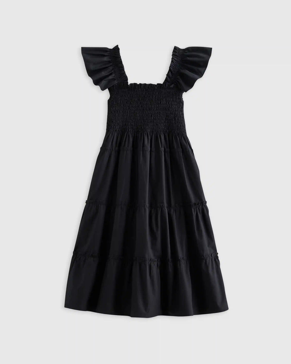 100% Organic Cotton Poplin Smocked Dress