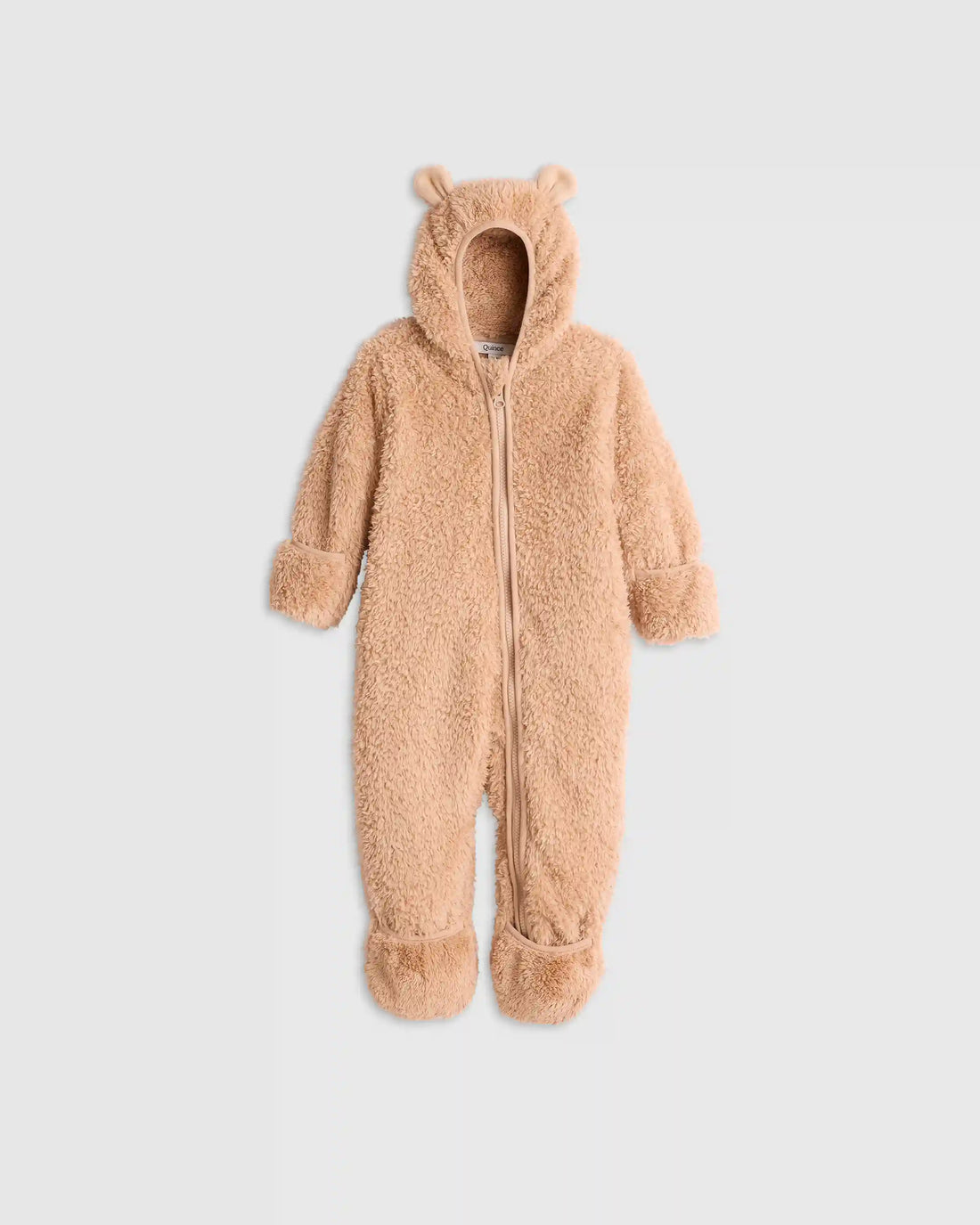 Recycled Sherpa Fleece Baby Bear Bunting