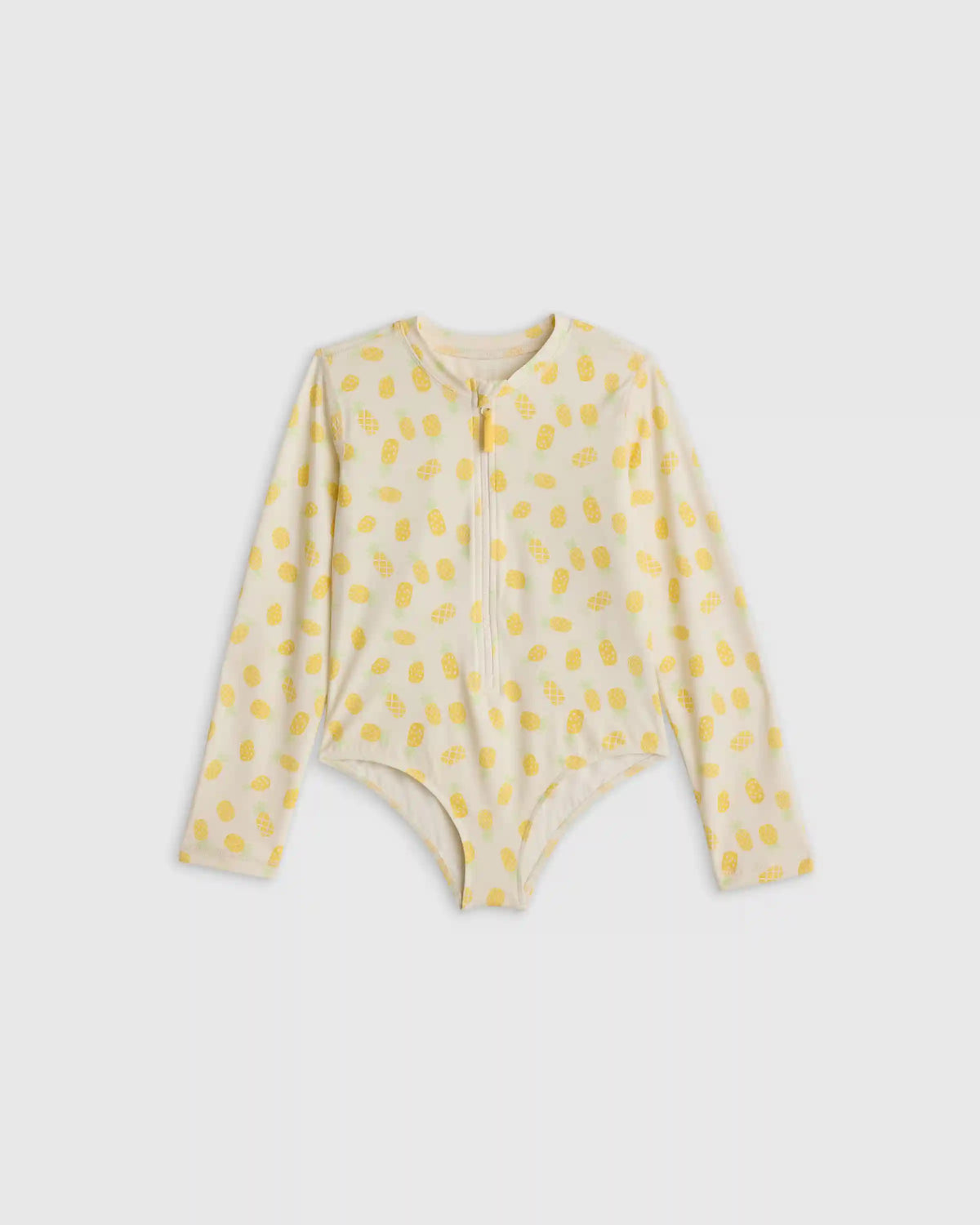 Long Sleeve Zip-Up Swimsuit