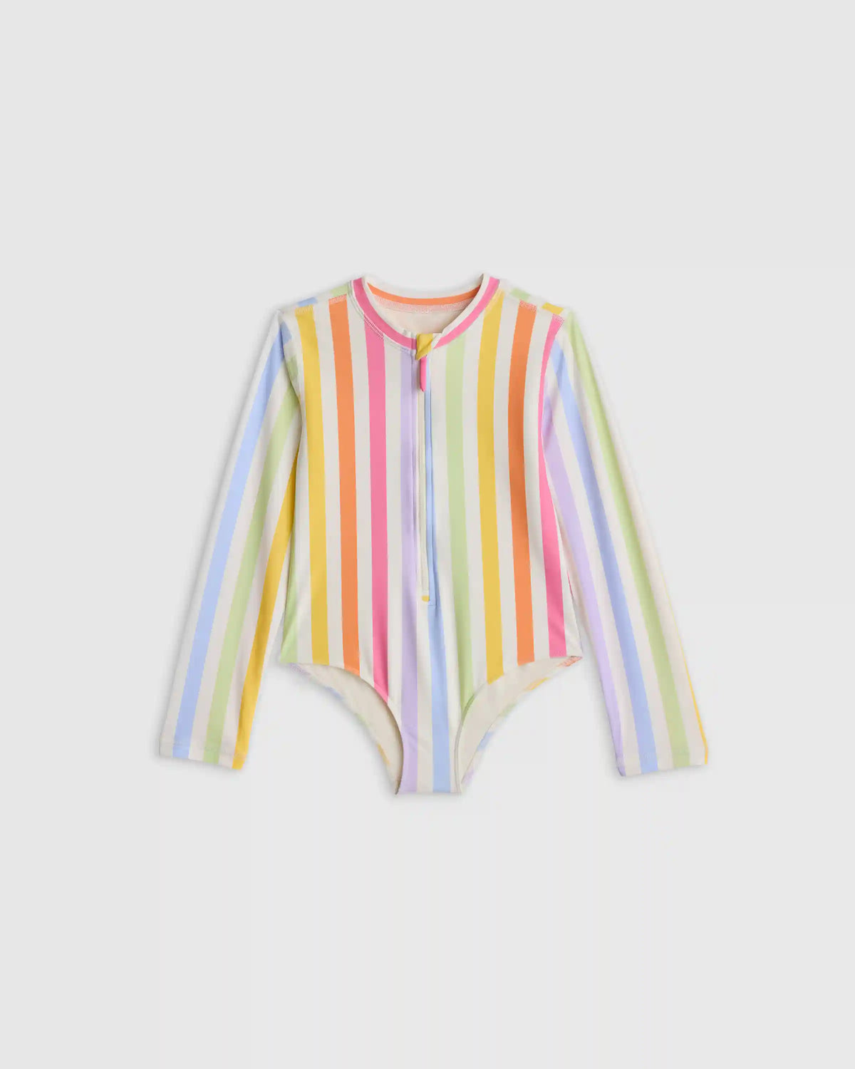 Long Sleeve Zip-Up Swimsuit