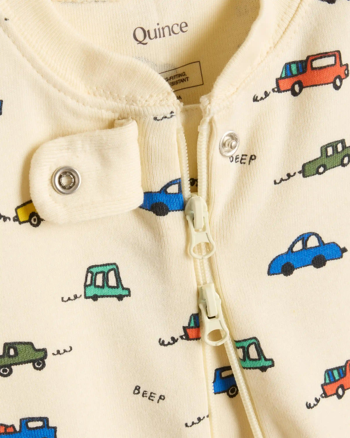 100% Organic Cotton Shortie Onesie Pajama