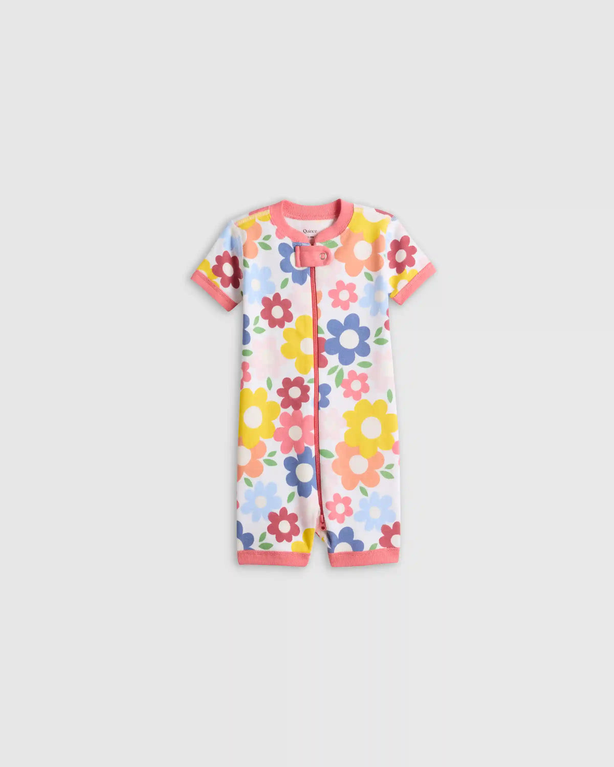 100% Organic Cotton Shortie Onesie Pajama