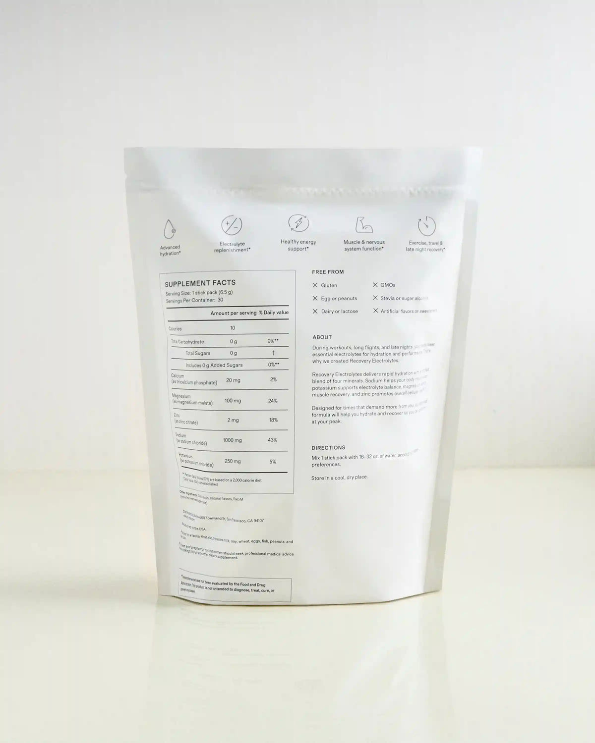Recovery Zero Sugar Hydration