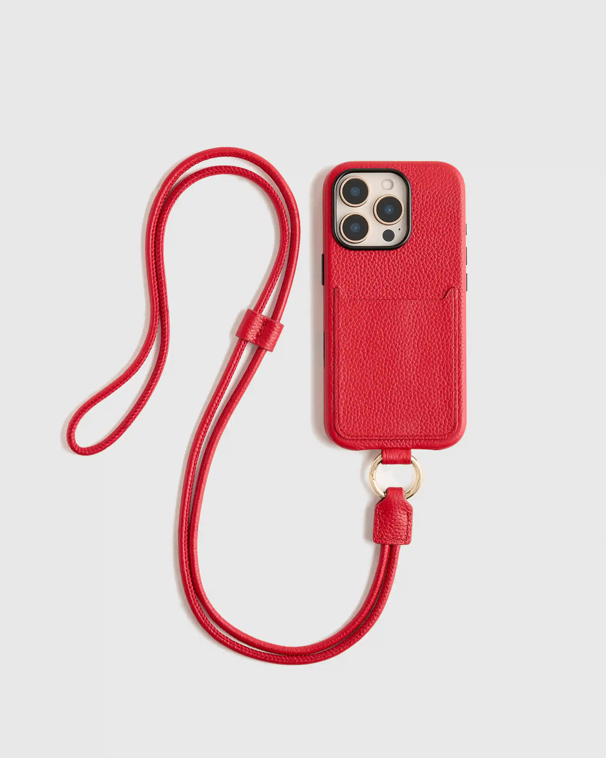 Italian Leather Phone Crossbody Case