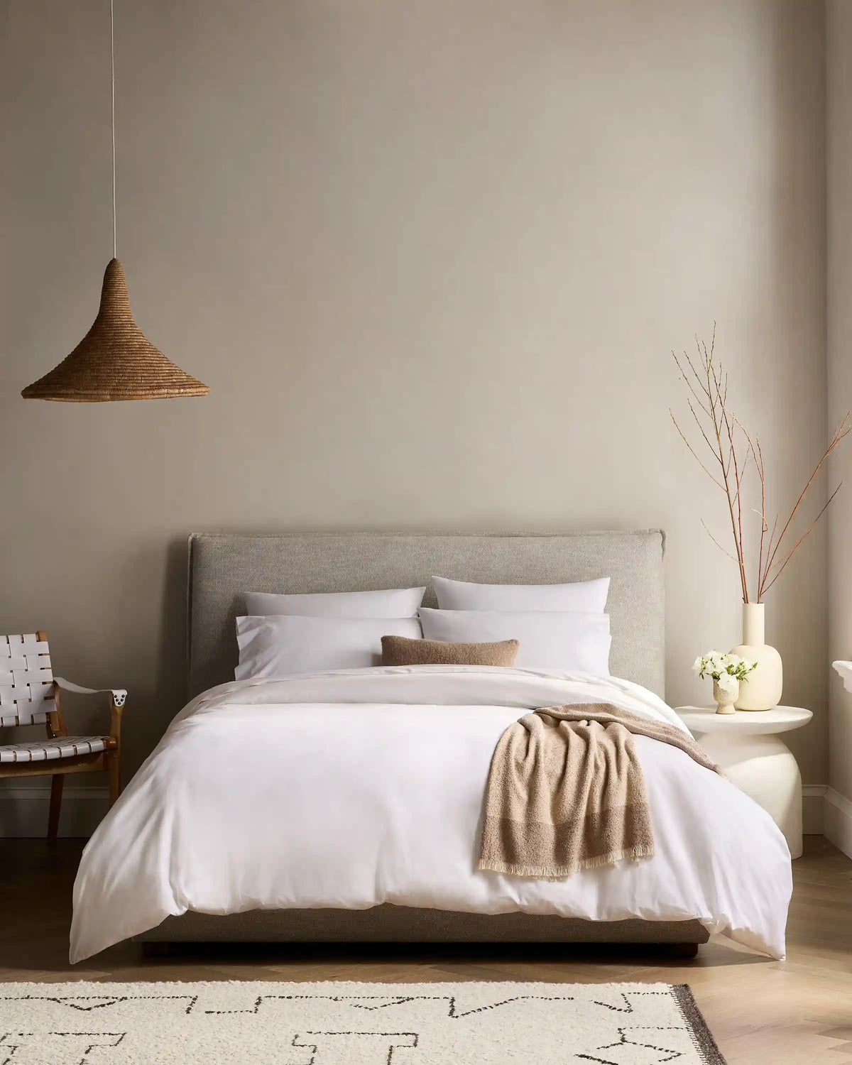Organic Crisp Percale Sham Set