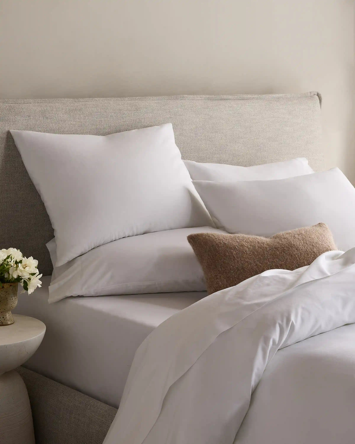 Organic Crisp Percale Sham Set