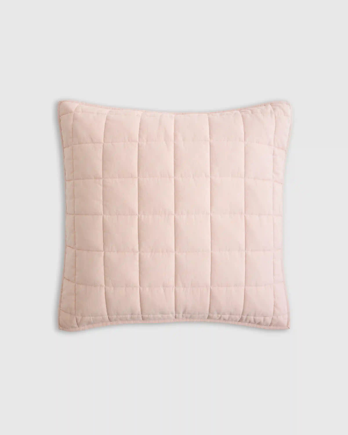 European Linen Box Quilted Euro Sham