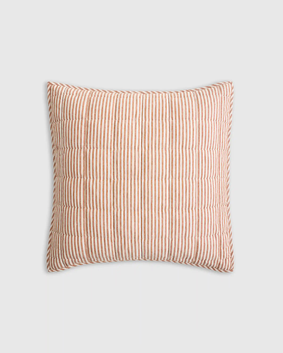 European Linen Box Quilted Euro Sham