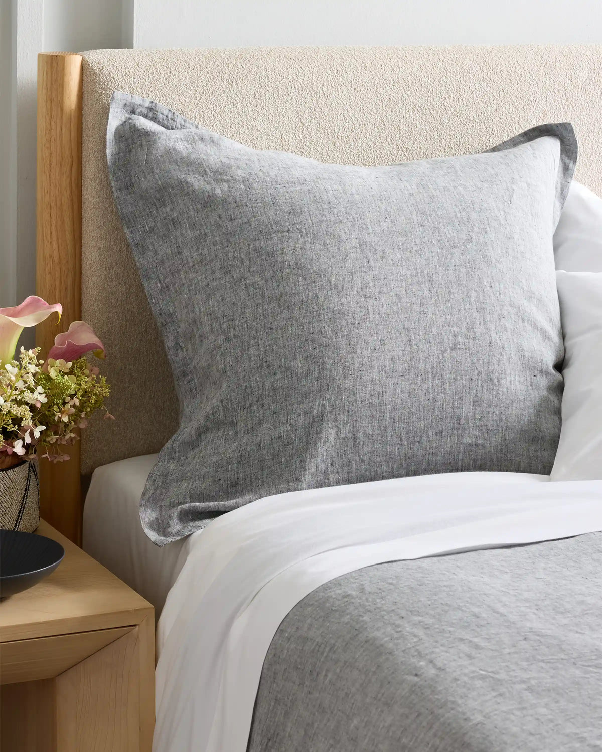 European Linen Chambray Euro Sham