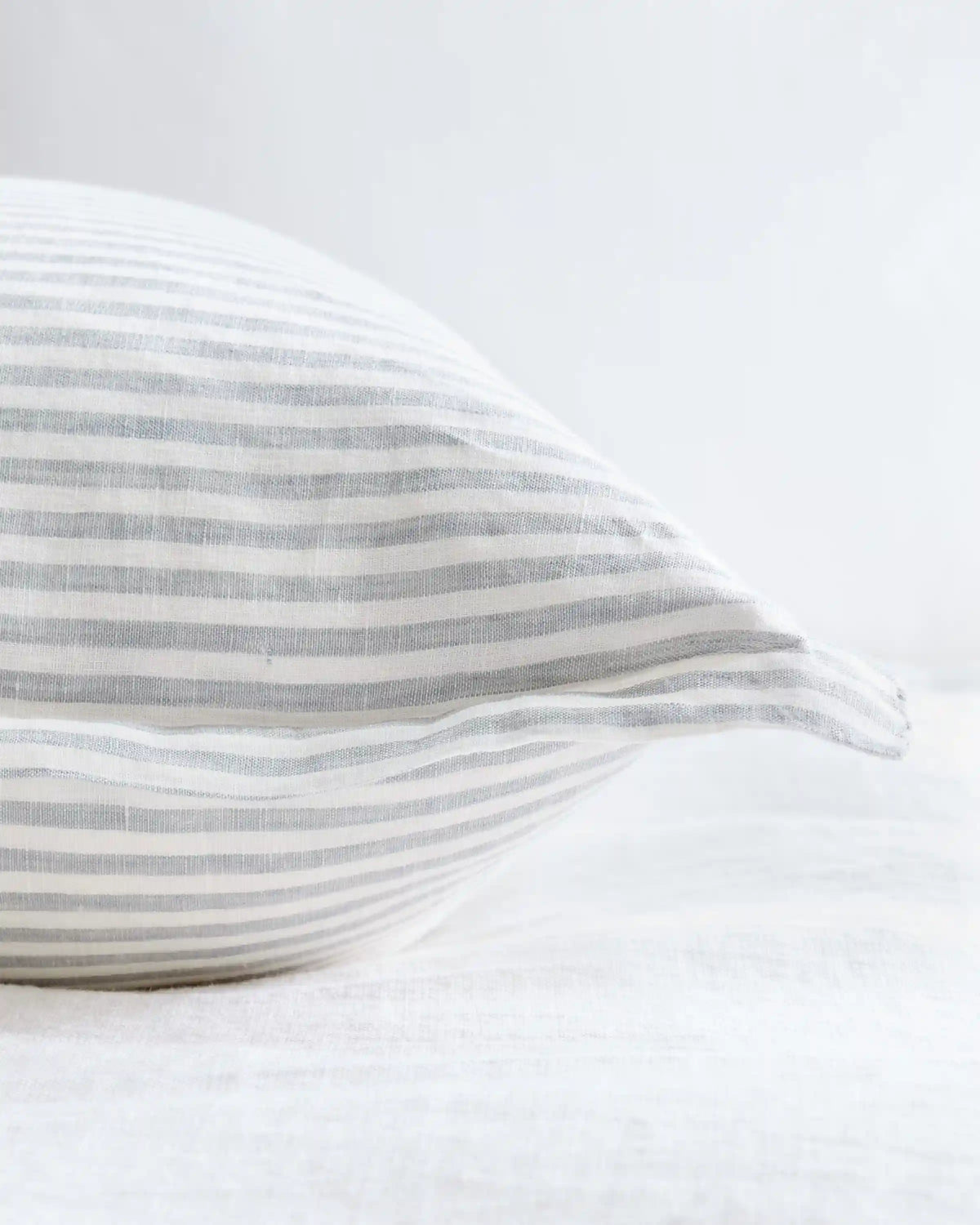 European Linen Stripe Euro Sham