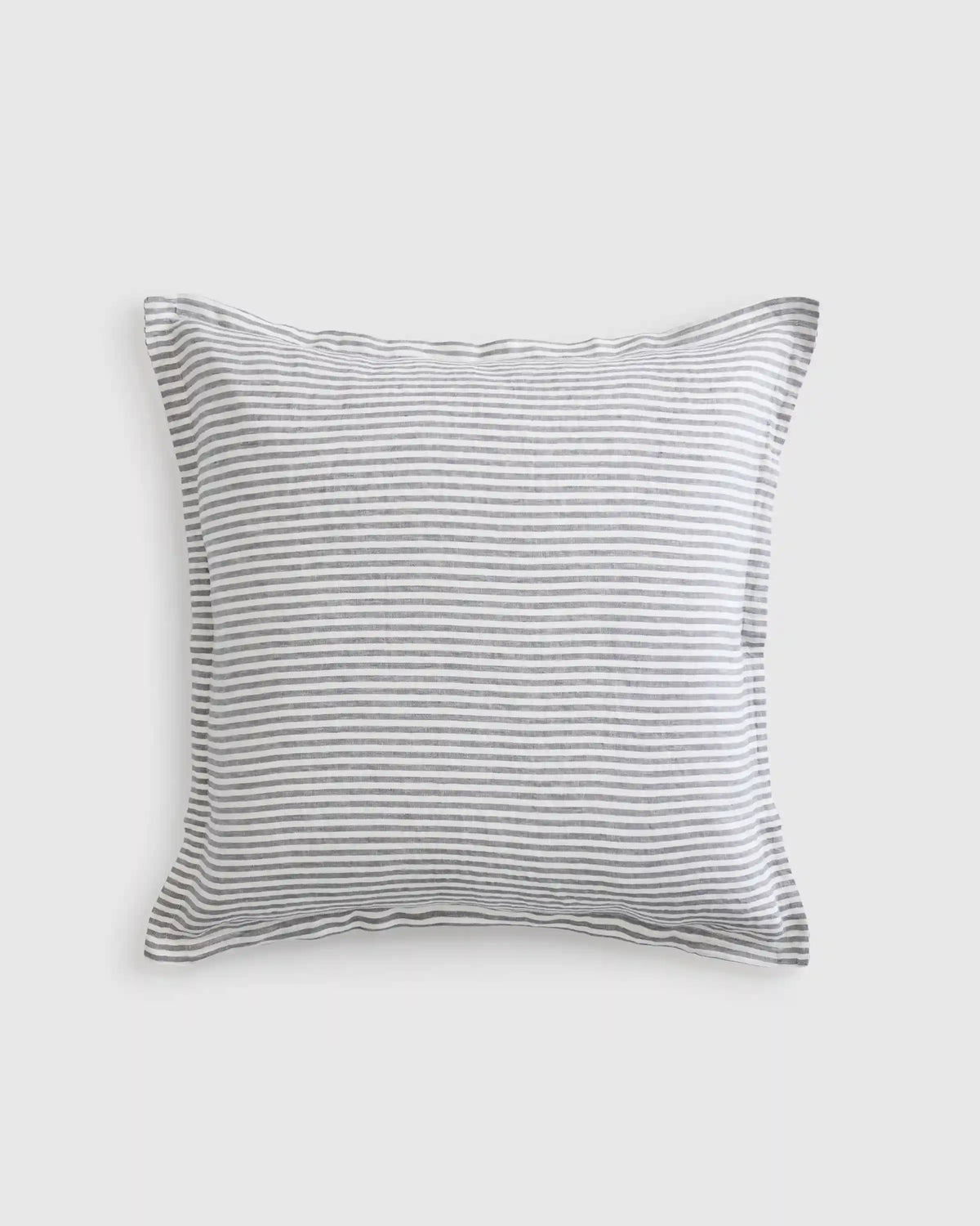 European Linen Stripe Euro Sham