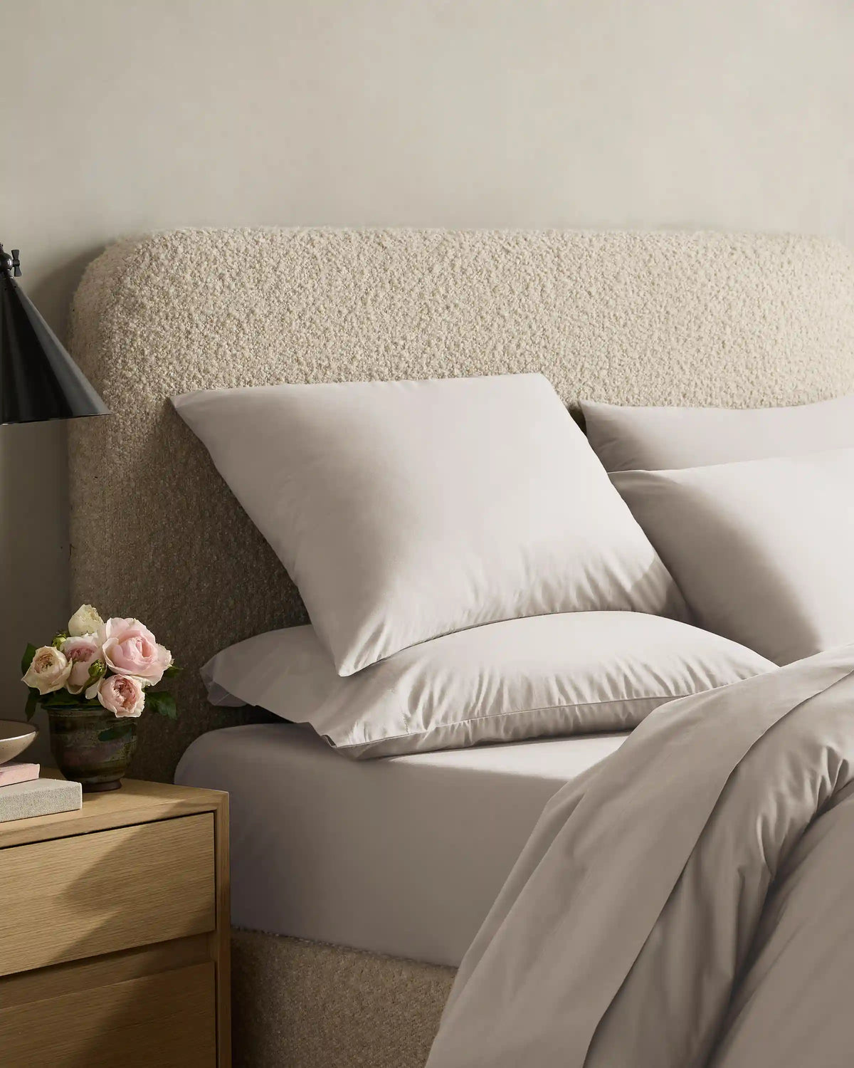 Organic Crisp Percale Duvet Cover Set