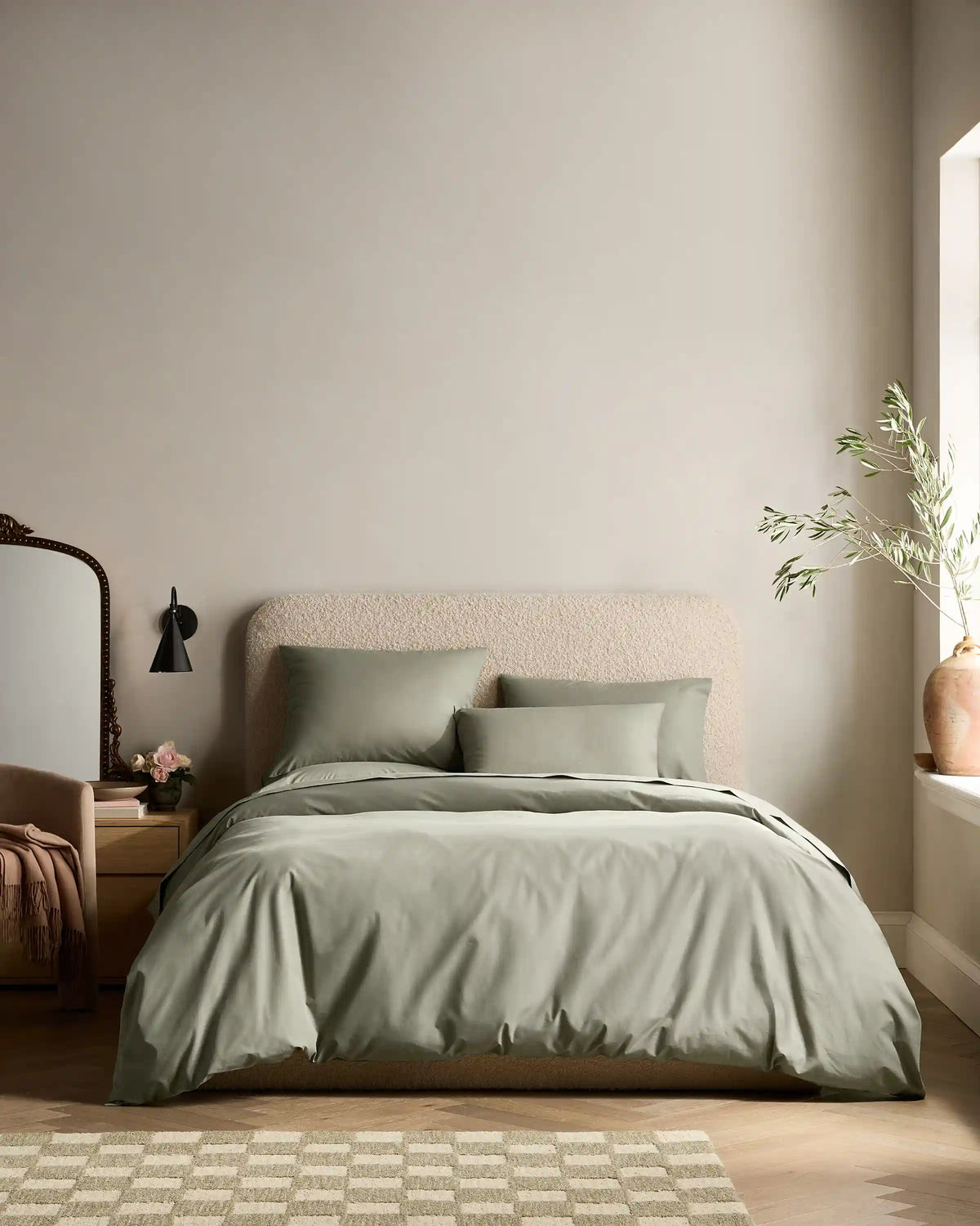 Organic Crisp Percale Sham Set