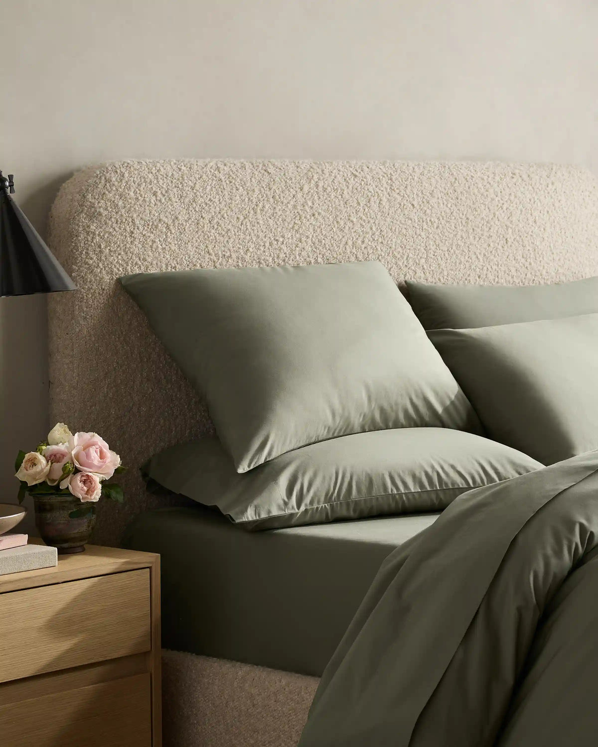 Organic Crisp Percale Duvet Cover Set
