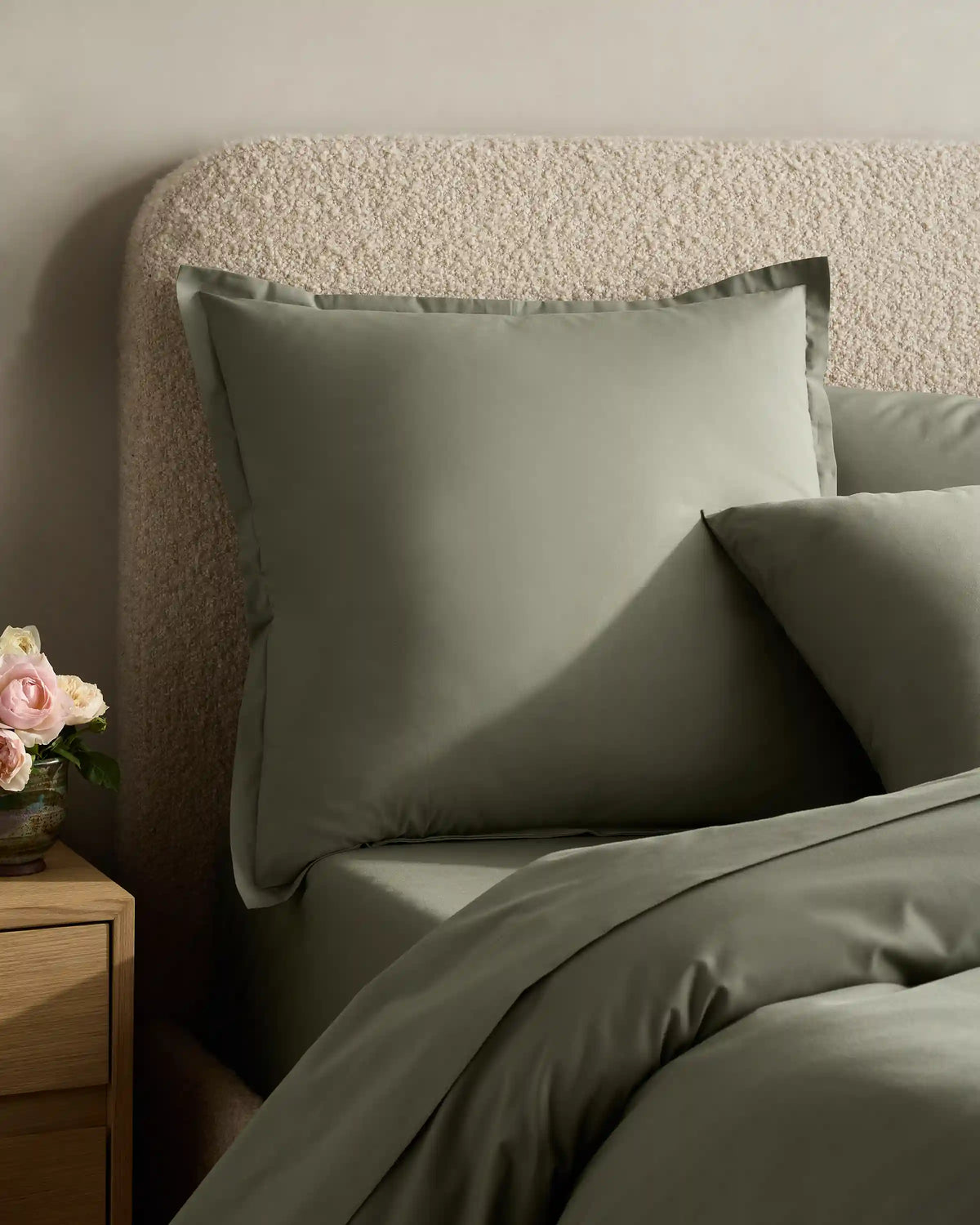 Organic Crisp Percale Euro Sham