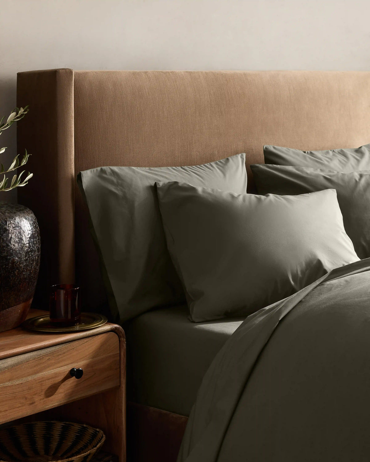 Organic Crisp Percale Sham Set