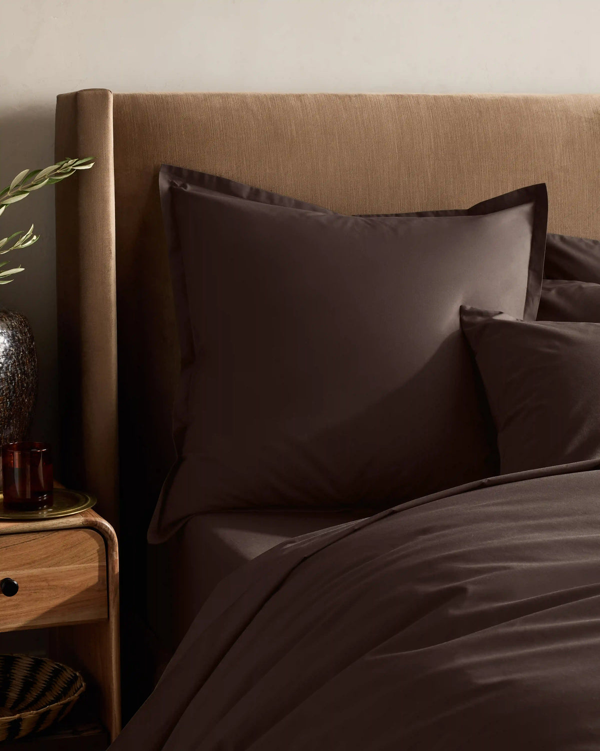 Organic Crisp Percale Euro Sham