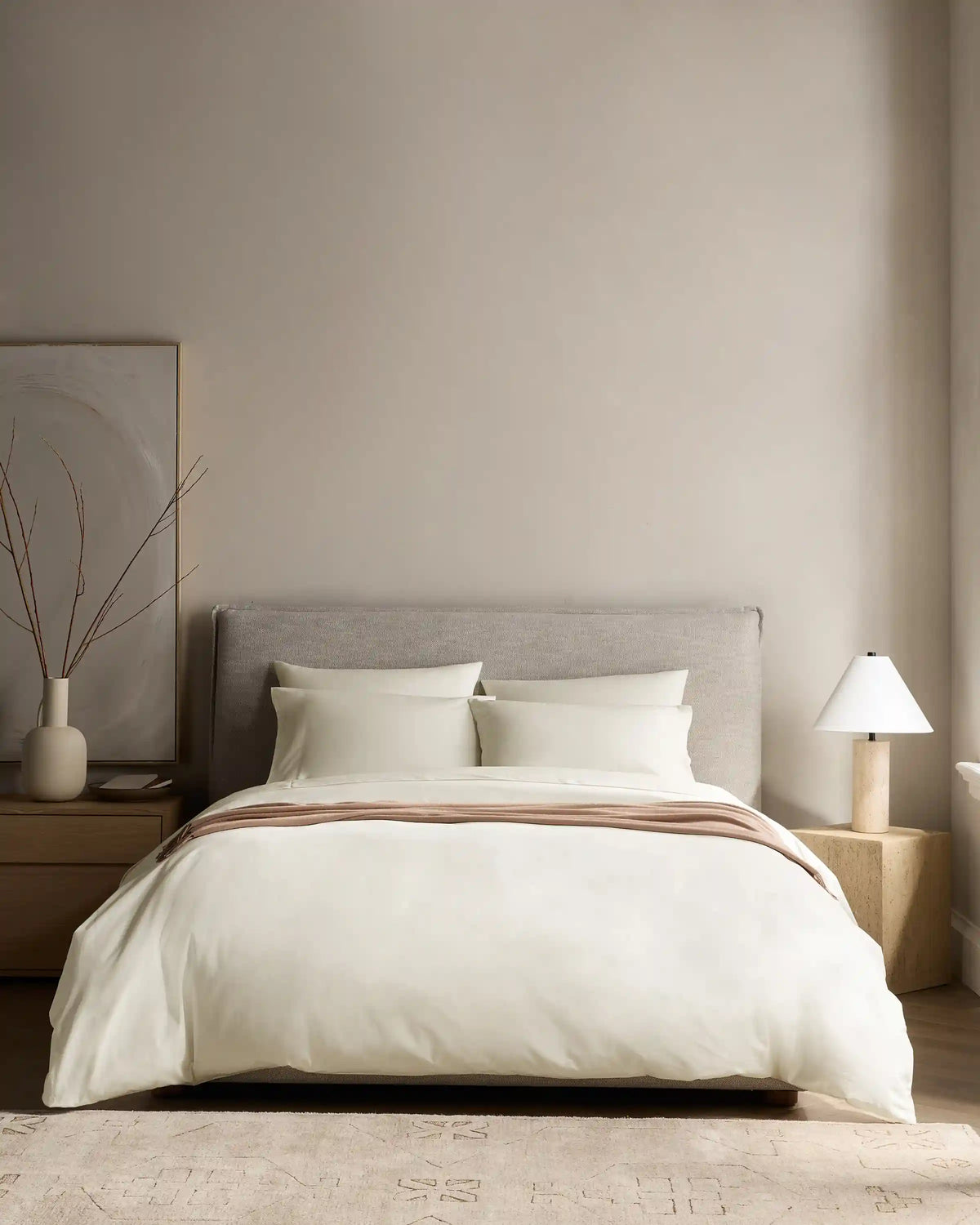 Organic Crisp Percale Sham Set