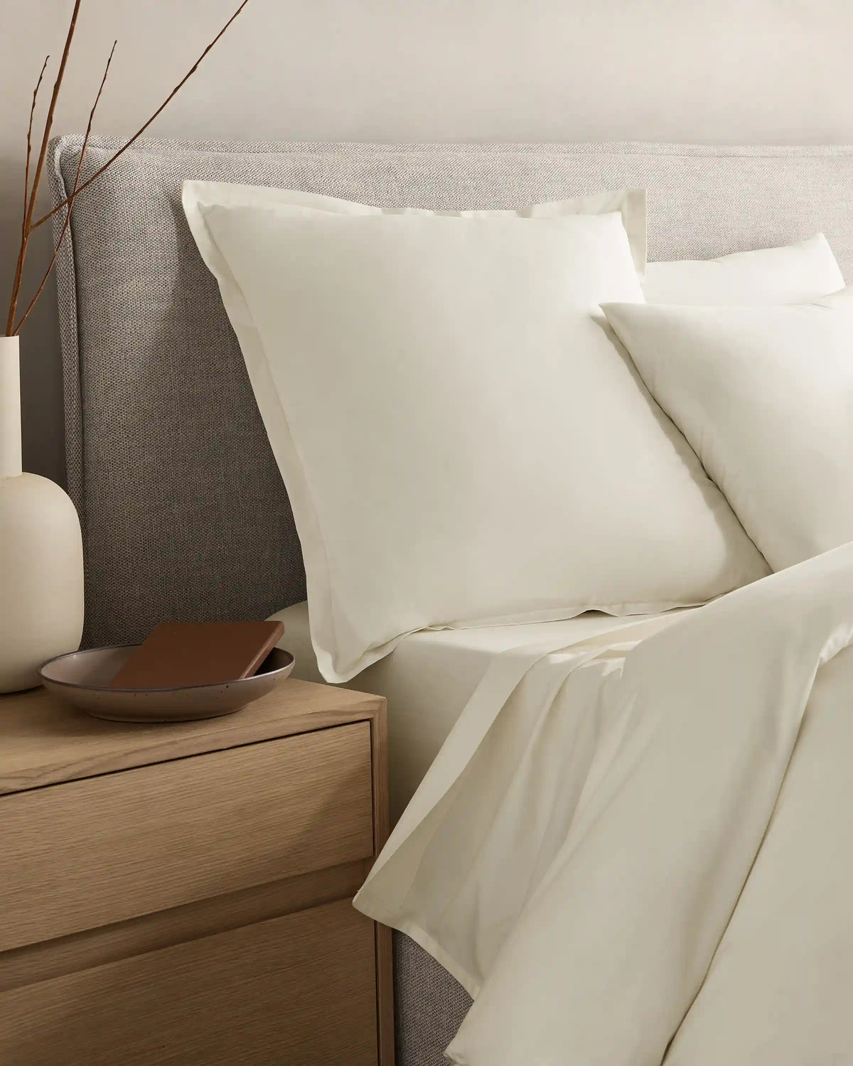 Organic Crisp Percale Euro Sham