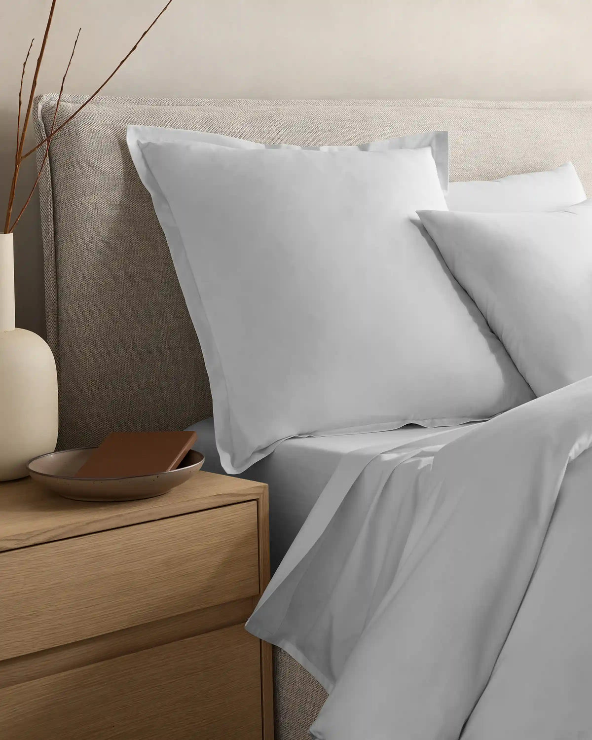 Organic Crisp Percale Euro Sham