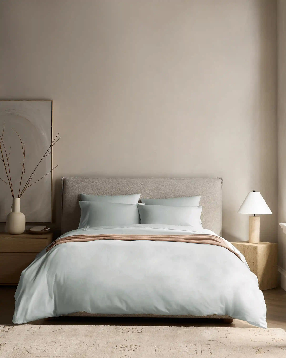 Organic Crisp Percale Sham Set