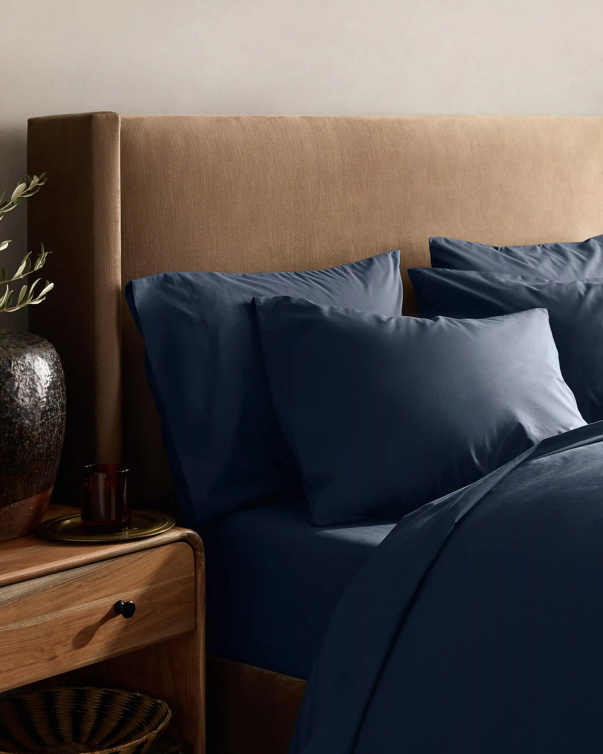 Organic Crisp Percale Sham Set