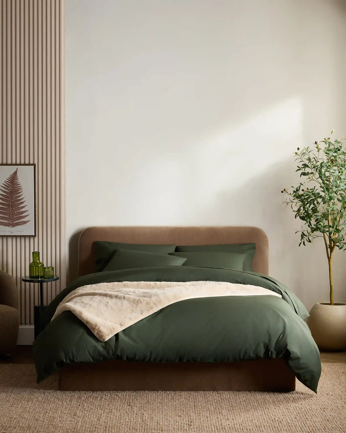 Organic Crisp Percale Sham Set
