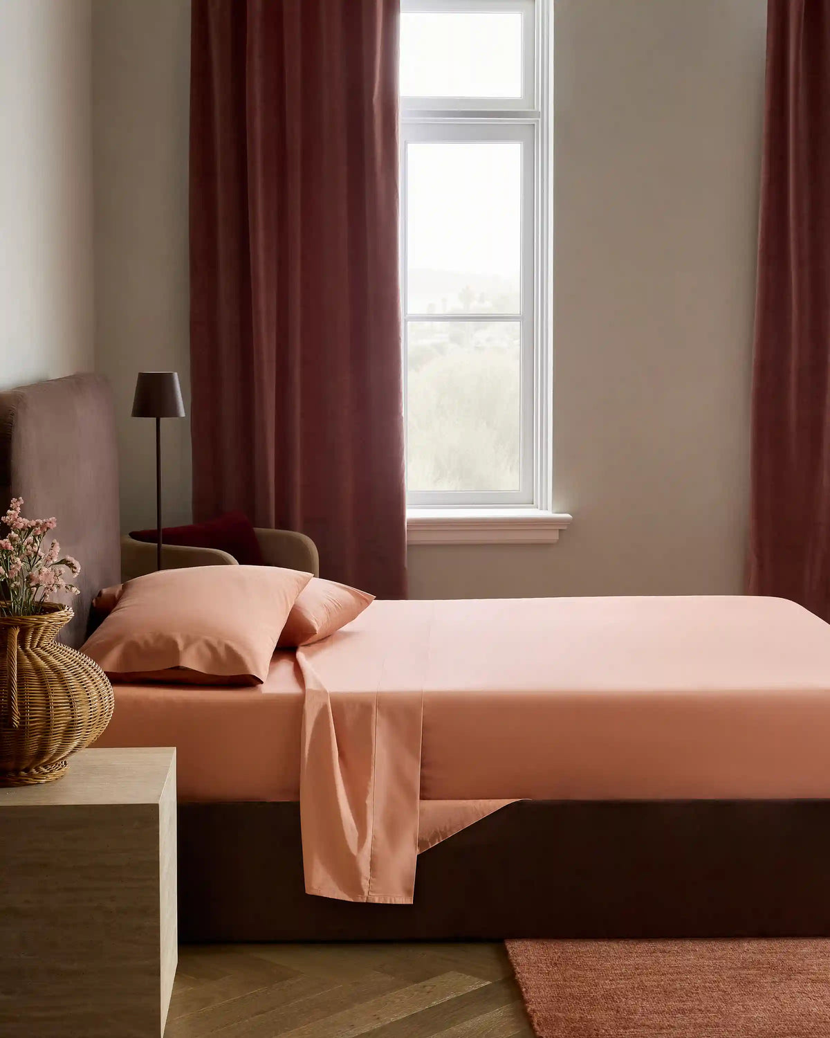 Organic Crisp Percale Pillowcase Set