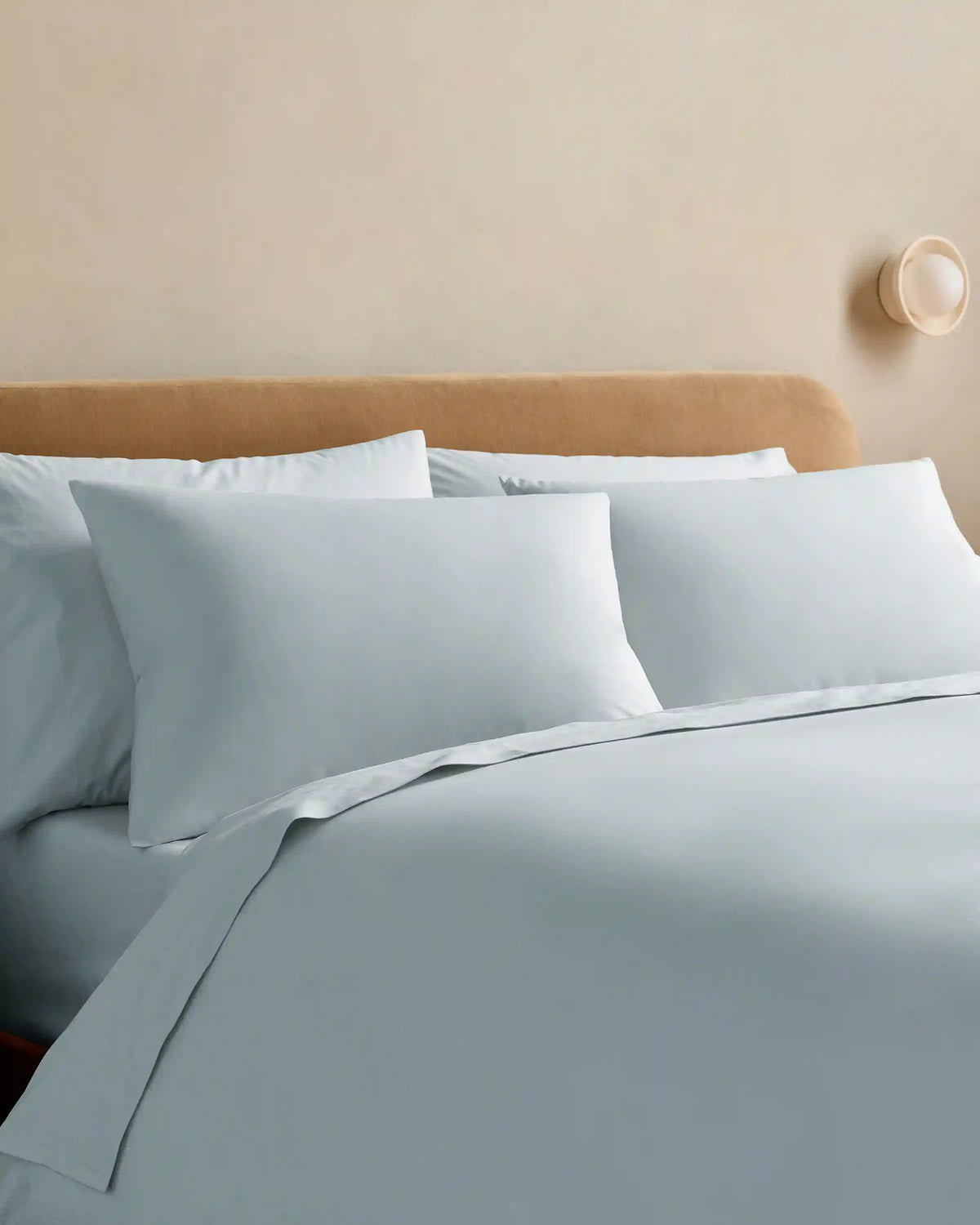 Organic Crisp Percale Duvet Cover Set