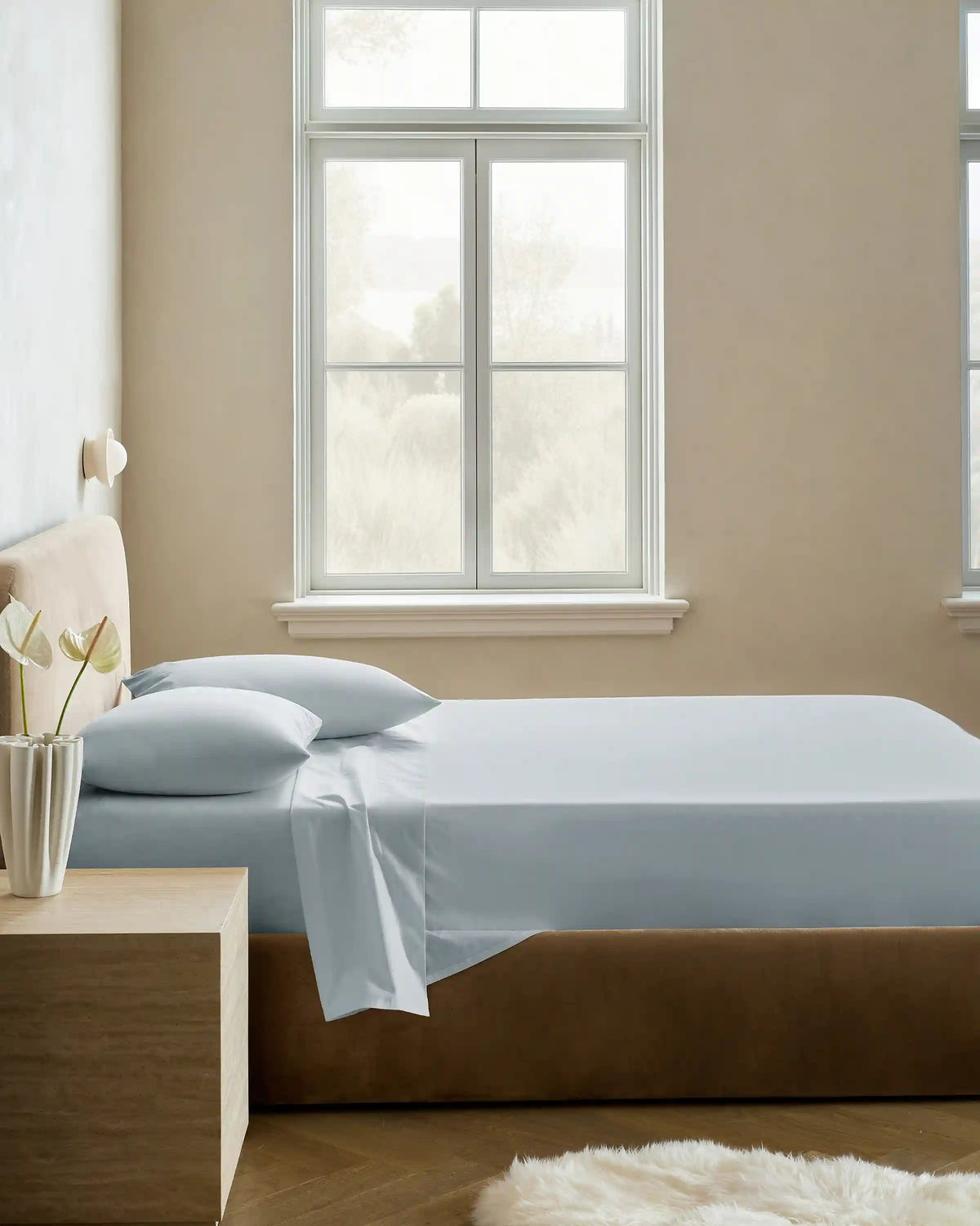 Organic Crisp Percale Pillowcase Set