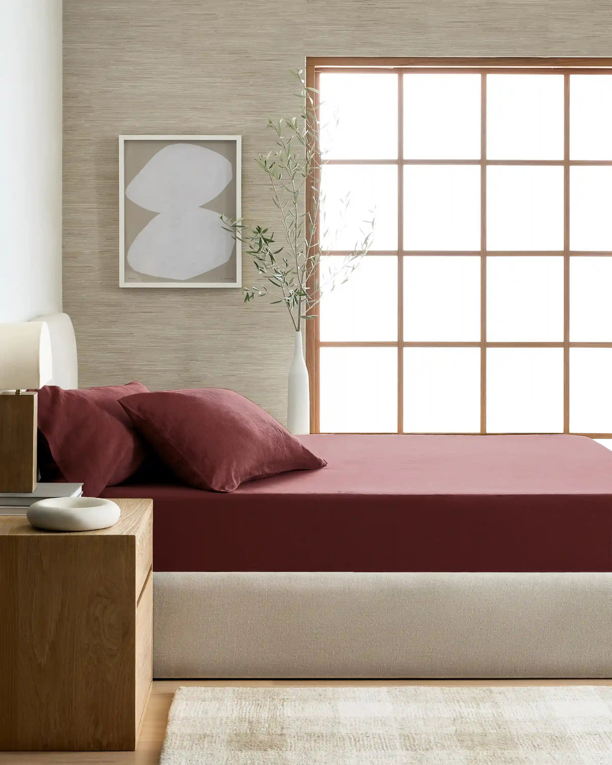 European Linen Fitted Sheet Set