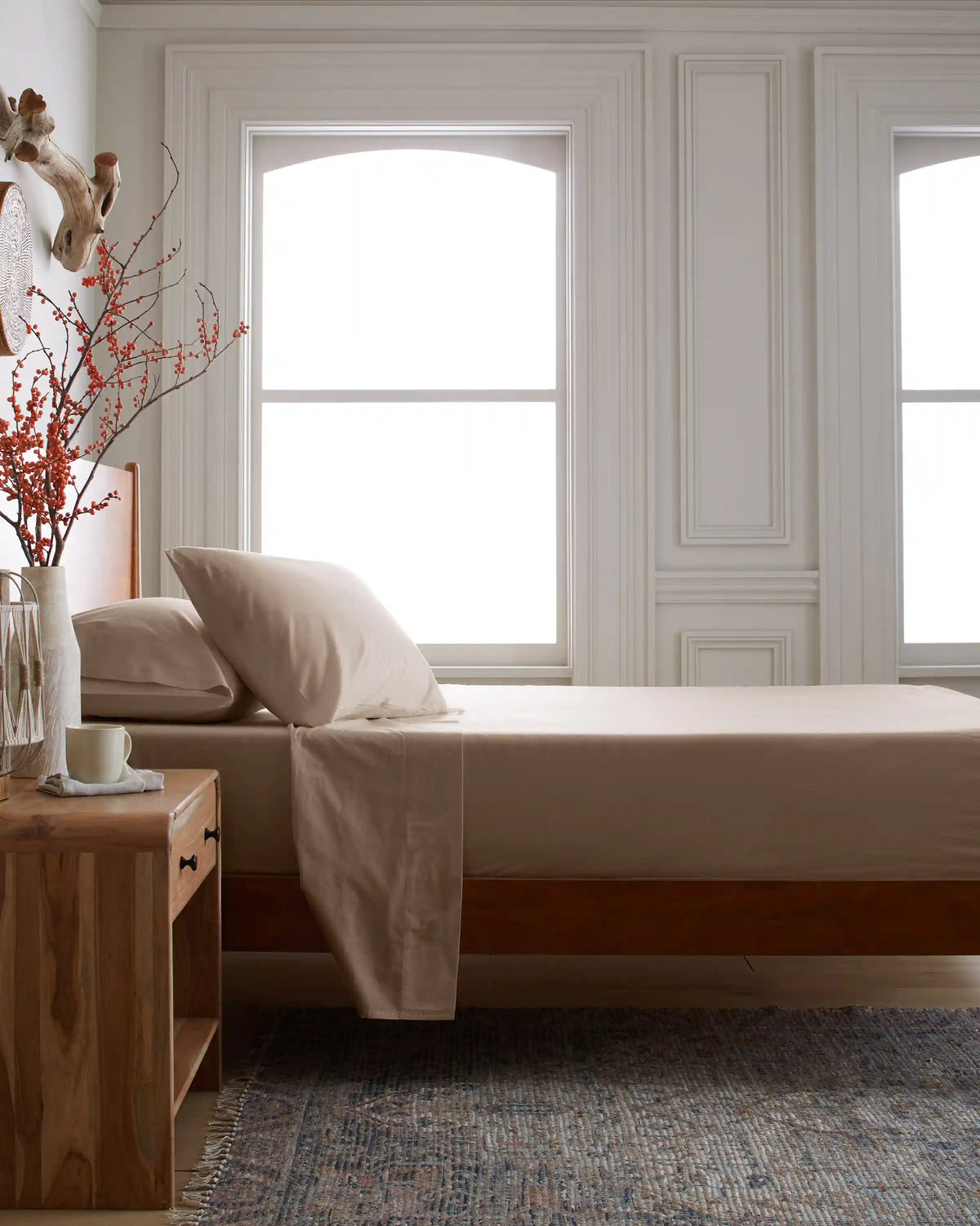 Organic Brushed Cotton Sheet Set