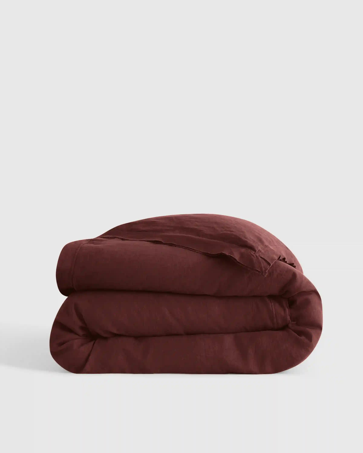 European Linen Double Flange Duvet Cover
