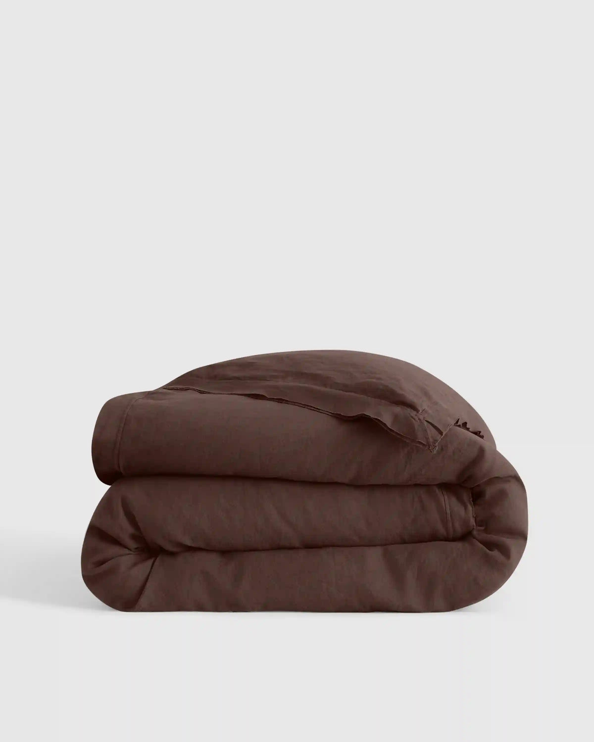 European Linen Double Flange Duvet Cover