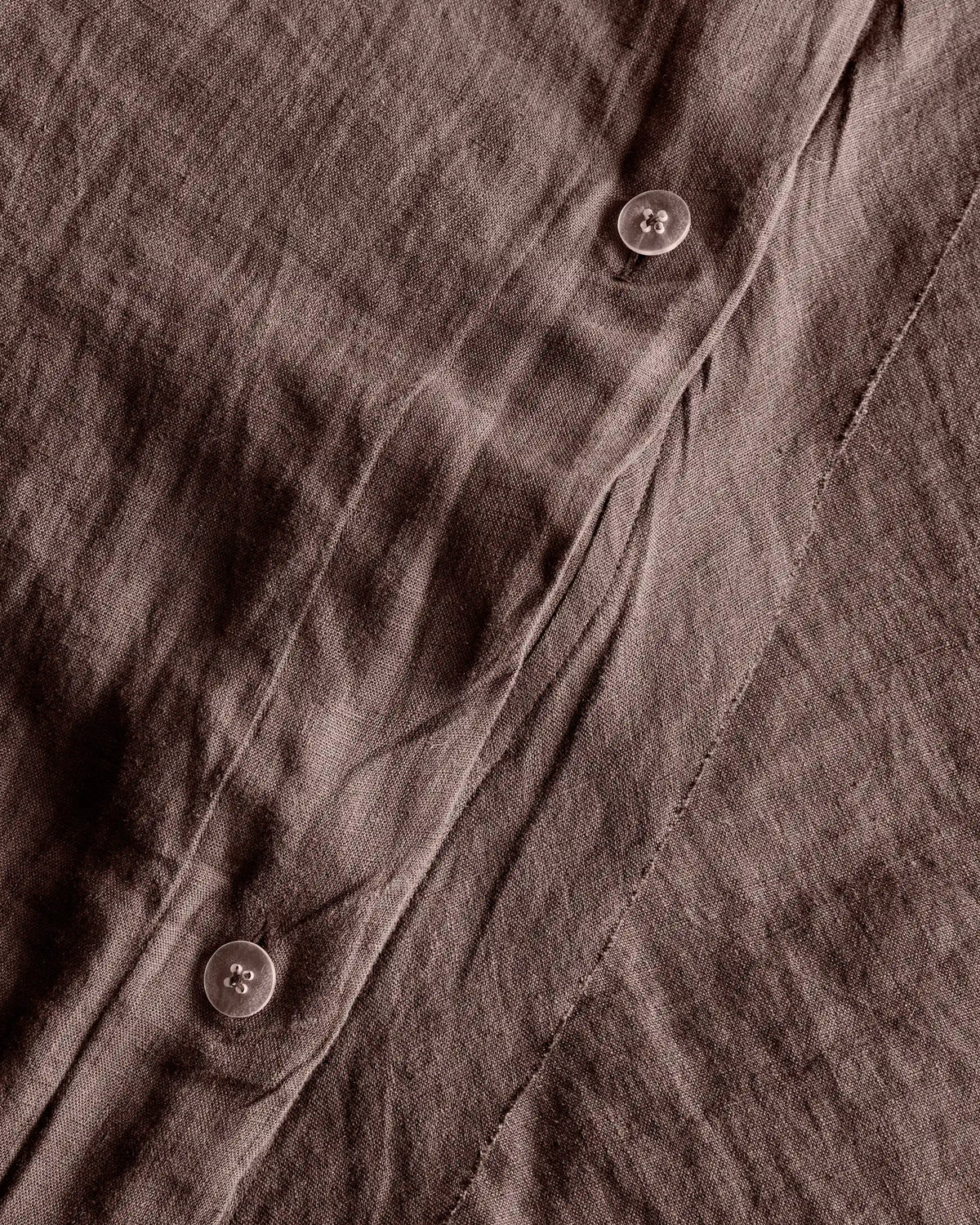 European Linen Double Flange Duvet Cover Set