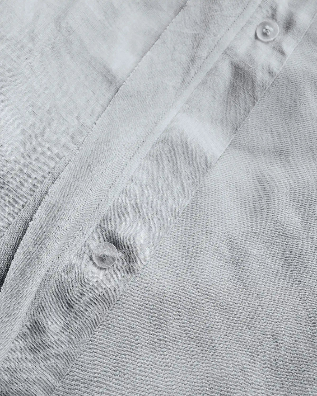 European Linen Double Flange Duvet Cover