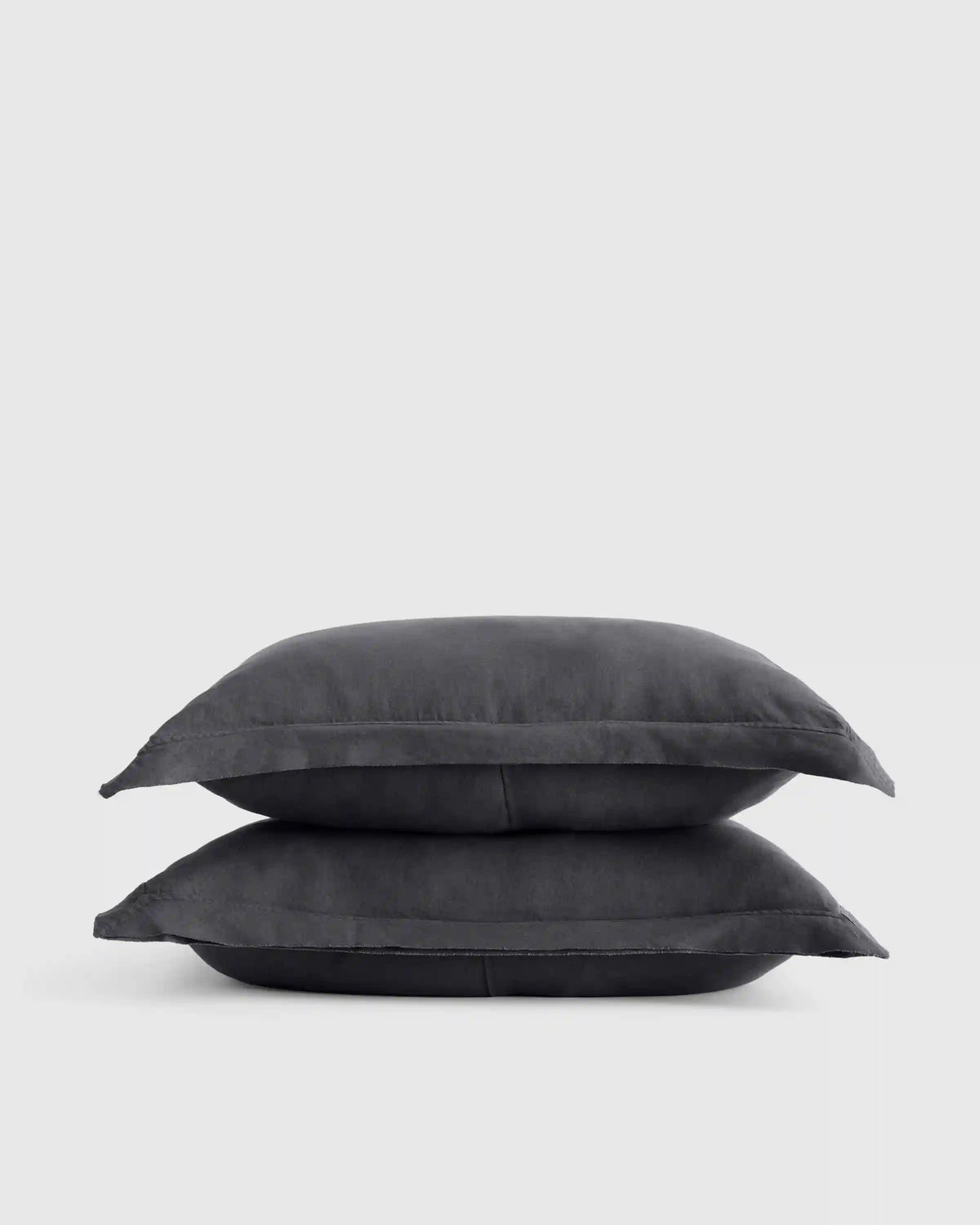 European Linen Double Flange Sham Set