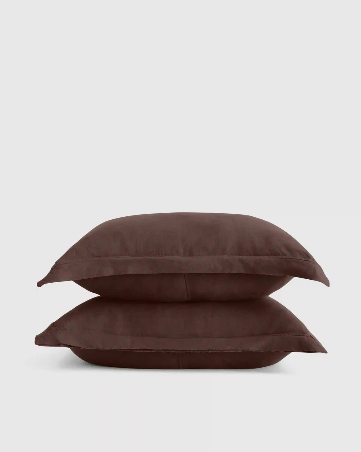 European Linen Double Flange Sham Set