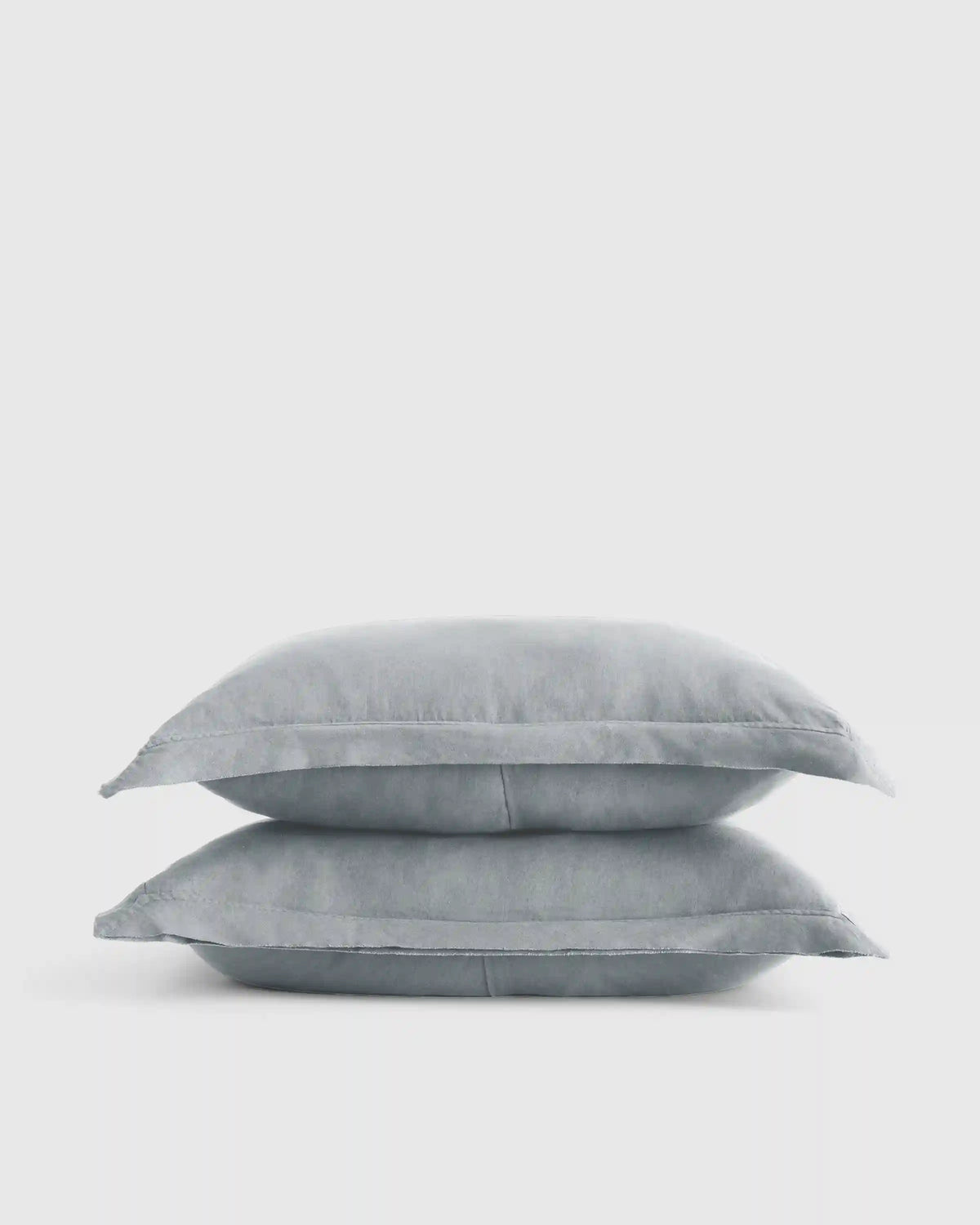 European Linen Double Flange Sham Set