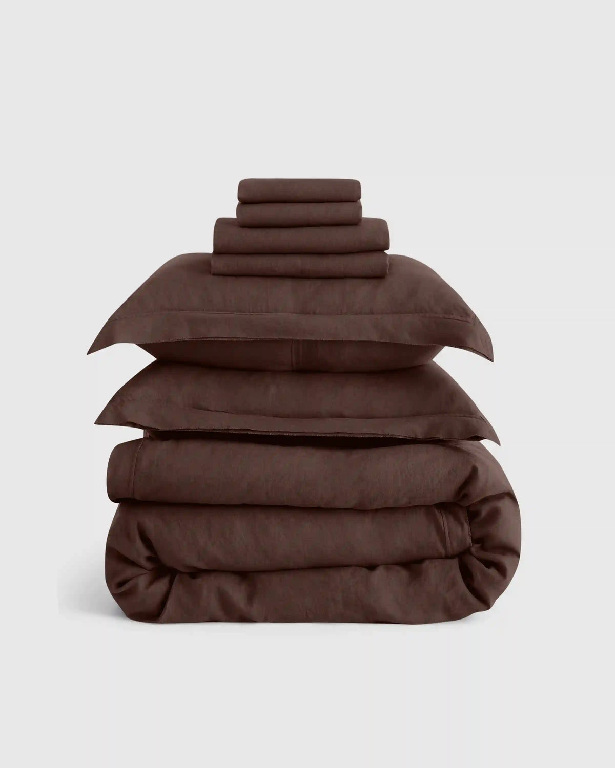 European Linen Double Flange Deluxe Bedding Bundle